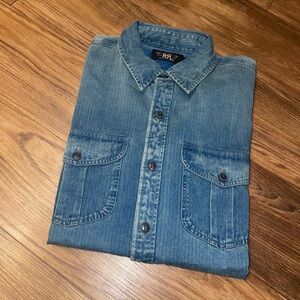 RRL Herringbone Denim Workshirt